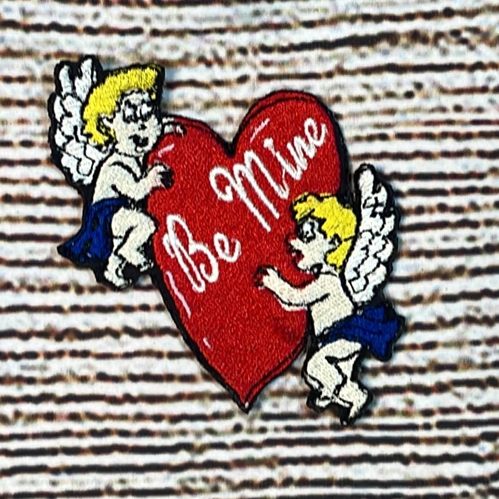 Be mine iron on patch